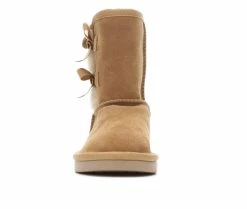 Flash Sale 👏 Girls' Koolaburra By UGG Little Kid & Big Kid Victoria Short 🥾 Boots Chesnut 🔥 -GIRLS' BOOTS Shop 4 241