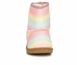 Flash Sale 😉 Girls' Olivia Miller Little Kid & Big Kid Silvana Winter 🥾 Boots Rainbow 🌟 -GIRLS' BOOTS Shop 4 300