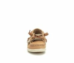 Best deal 💯 Kids' Sperry Toddler & Little Kid Shoresider Jr 🥿 Boat Shoes Linen/Oat 😍 -GIRLS' BOOTS Shop 4 365