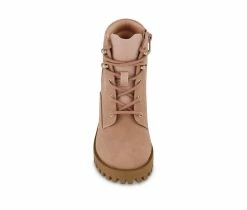 Flash Sale 🧨 Girls' Marc Fisher Children's Little Kid & Big Kid Marika Hiker Heeled Booties Tan ✔️ -GIRLS' BOOTS Shop 4 38
