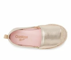 Budget 🎁 Girls' OshKosh B'gosh Toddler & Little Kid Belle Flats Gold Multi 💯 -GIRLS' BOOTS Shop 4 401