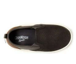 Cheap 👍 Girls' OshKosh B'gosh Infant & Toddler & Little Kid Qiano Slip-On 👟 Sneakers Grey 🧨 -GIRLS' BOOTS Shop 4 417