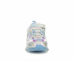 Hot Sale 🛒 Girls' Disney Toddler & Little Kid Frozen 20 Light-Up 👟 Sneakers Blue/Silver 🔥 -GIRLS' BOOTS Shop 4 431