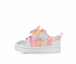 Best Pirce 🔥 Girls' Skechers Toddler & Little Kid Twi-Lites Light-Up Platform 👟 Sneakers Pink/Multi 😍 -GIRLS' BOOTS Shop 4 462