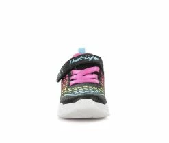 Deals ❤️ Girls' Skechers Toddler Heart Lights Lovely Light-Up 👟 Shoes Black/Multi 🔔 -GIRLS' BOOTS Shop 4 466