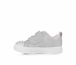 Best Sale 🥰 Girls' Skechers Toddler Twinkle Sparks Hearts Light-Up 👟 Sneakers Silver/Pink 💯 -GIRLS' BOOTS Shop 4 477