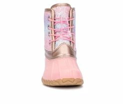 Cheapest 😍 Girls' Olivia Miller Little Kid & Big Kid Jenna Duck 🥾 Boots Pink 🎉 -GIRLS' BOOTS Shop 4 49