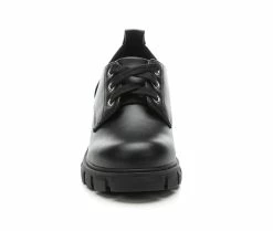 Brand new ⌛ Girls' Soda Little Kid & Big Kid Lydia Lugged Oxfords Black 😍 -GIRLS' BOOTS Shop 4 528