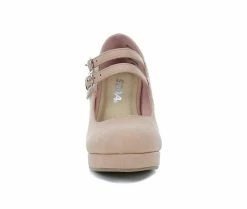 Promo 💯 Girls' Soda Little Kid & Big Kid Claire 👗 Dress Wedges Rosy Nude ⌛ -GIRLS' BOOTS Shop 4 537
