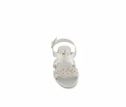 Flash Sale 😉 Girls' Marc Fisher Children's Charlie Gabby Special Occasion 🩴 Sandals Silver 🥰 -GIRLS' BOOTS Shop 4 547
