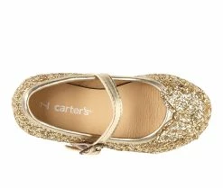 Promo 🧨 Girls' Carters Toddler & Little Kid Maddie 👟 Shoes Gold 😍 -GIRLS' BOOTS Shop 4 551