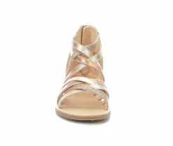 Hot Sale ✨ Girls' Self Esteem Little Kid & Big Kid Izzy 2 🩴 Sandals Rose Gold 🛒 -GIRLS' BOOTS Shop 4 569