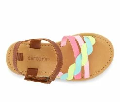 Outlet 🤩 Girls' Carters Toddler & Little Kid Denali 🩴 Sandals Pastel Multi 🎉 -GIRLS' BOOTS Shop 4 570