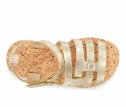 Best Pirce 🛒 Girls' OshKosh B'gosh Toddler & Little Kid Raquel 🩴 Sandals Gold ❤️ -GIRLS' BOOTS Shop 4 573