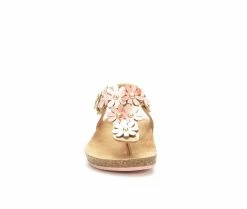 Deals 🎉 Girls' Self Esteem Toddler Gerber Footbed 🩴 Sandals Gold/Peach 👍 -GIRLS' BOOTS Shop 4 574