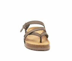 New 🥰 Girls' Madden Girl Little Kid & Big Kid JBartlet Strappy Footbed 🩴 Sandals Mocha 🧨 -GIRLS' BOOTS Shop 4 579