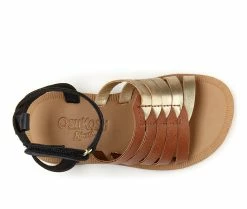 Flash Sale ✔️ Girls' OshKosh B'gosh Infant & Toddler Cassia 🩴 Sandals Tan/Gold 🥰 -GIRLS' BOOTS Shop 4 585