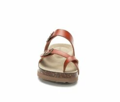 Cheapest 🌟 Girls' Madden Girl Little Kid & Big Kid JBryceee Strappy Footbed 🩴 Sandals Cognac 🧨 -GIRLS' BOOTS Shop 4 588
