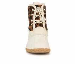 Cheap 👍 Girls' Olivia Miller Little Kid & Big Kid Jorlenny Duck 🥾 Boots Leopard ⌛ -GIRLS' BOOTS Shop 4 60