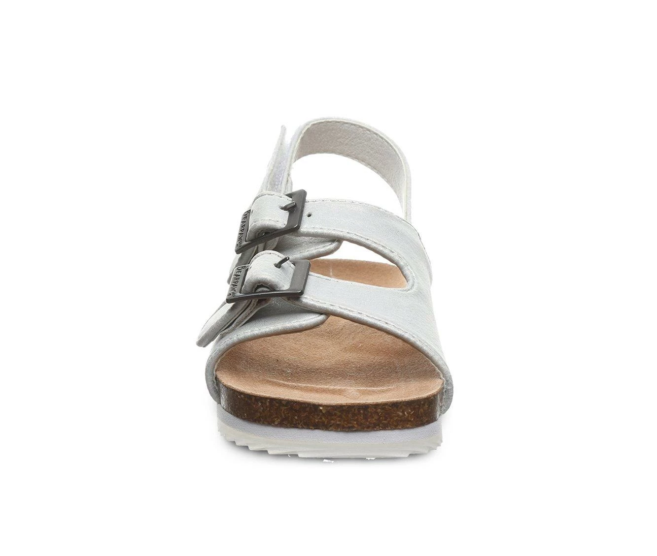 Deals 👍 Girls' Bearpaw Toddler & Little Kid Brooklyn Footbed 🩴 Sandals White Metallic 😉 5 Deals 👍 Girls' Bearpaw Toddler & Little Kid Brooklyn Footbed 🩴 Sandals White Metallic 😉 - Image 5