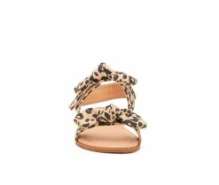 Buy 🌟 Girls' Olivia Miller Little Kid & Big Kid Rock Your Bow 🩴 Sandals Leopard 😀 -GIRLS' BOOTS Shop 4 629