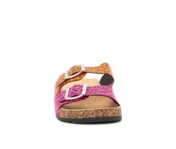 Top 10 ❤️ Girls' Olivia Miller Little Kid & Big Kid Twin Leopard Footbed 🩴 Sandals Multi 😉 -GIRLS' BOOTS Shop 4 639