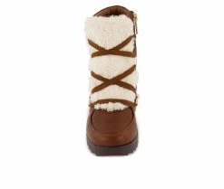 Best deal 🎉 Girls' Kenneth Cole Little Kid & Big Kid Terri Hike 🥾 Boots Cognac 🤩 -GIRLS' BOOTS Shop 4 64