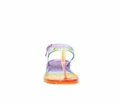 Promo 🎉 Girls' Olivia Miller Little Kid & Big Kid Tri-Color Jelly 🩴 Sandals Rainbow 😍 -GIRLS' BOOTS Shop 4 643