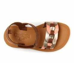 Cheapest ⌛ Girls' OshKosh B'gosh Infant & Toddler Shellie 🩴 Sandals Tan 🎉 -GIRLS' BOOTS Shop 4 646