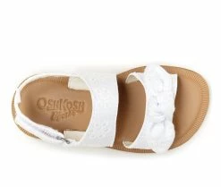 Coupon ✔️ Girls' OshKosh B'gosh Infant & Toddler Lotty 🩴 Sandals White 🌟 -GIRLS' BOOTS Shop 4 648