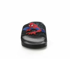 Hot Sale ⭐ Kids' Adidas Little Kid & Big Kid Adilette Shower Spiderman Sport Slides Black/Red 🔔 -GIRLS' BOOTS Shop 4 662