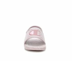 Hot Sale 😉 Girls' Champion Toddler Mega Script Repeat Sport Slides Hush Pink 🥰 10 Hot Sale 😉 Girls' Champion Toddler Mega Script Repeat Sport Slides Hush Pink 🥰 -GIRLS' BOOTS Shop 4 673