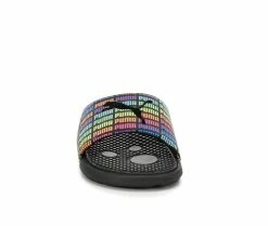 Flash Sale 💯 Girls' Puma Little Kid Cool Cat Echo Sport Slides Black/Multi ⭐ -GIRLS' BOOTS Shop 4 683