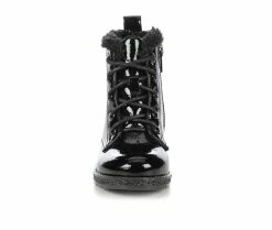 New 🔔 Girls' MIA Toddler Little Symone Lace-Up 🥾 Boots Black ❤️ -GIRLS' BOOTS Shop 4 7