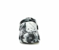 Best Sale 🎉 Kids' Crocs Toddler Classic Marbled 2 Clogs Black/White 👏 -GIRLS' BOOTS Shop 4 703