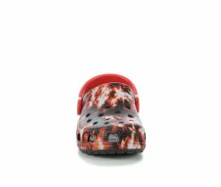 Cheapest ✔️ Kids' Crocs Toddler Classic Bleach Dye Clogs Black/Red 👍 -GIRLS' BOOTS Shop 4 722