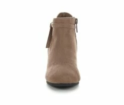 Wholesale 🔔 Girls' Y-Not Little Kid & Big Kid Terra Wedge Booties Warm Taupe 🥰 -GIRLS' BOOTS Shop 4 86