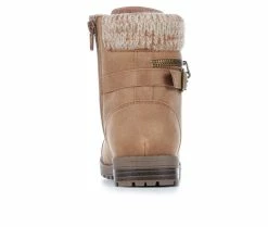 Best deal 🎉 Girls' Unr8ed Little Kid & Big Kid Maeve Lace-Up 🥾 Boots Chestnut 😀 -GIRLS' BOOTS Shop 5 1