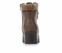 New 😍 Girls' Unr8ed Little Kid & Big Kid Regina Heeled 🥾 Boots Brown 👍 -GIRLS' BOOTS Shop 5 13