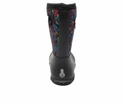 Cheap 💯 Girls' Bogs Footwear Little Kid & Big Kid York Wild Garden Rain 🥾 Boots Black Multi 👍 -GIRLS' BOOTS Shop 5 178