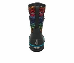 New 🥰 Kids' Bogs Footwear Little Kid & Big Kid Design A Boot Rainbow Dots Rain Boot Black Multi 🛒 -GIRLS' BOOTS Shop 5 184