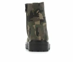 Coupon 🥰 Girls' Unr8ed Little Kid & Big Kid Firm Combat 🥾 Boots Camo ⭐ -GIRLS' BOOTS Shop 5 2