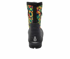 Outlet 😉 Kids' Bogs Footwear Little Kid & Big Kid Neo Classic Circle Rain 🥾 Boots Black Multi 🤩 -GIRLS' BOOTS Shop 5 208