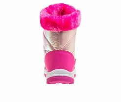 Top 10 😉 Girls' Rugged Bear Little Kid & Big Kid Shooting Stars Snow 🥾 Boots Fuchsia 🧨 -GIRLS' BOOTS Shop 5 279