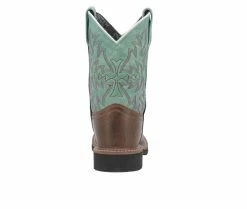 Outlet ✔️ Kids' Laredo Western 🥾 Boots Big Kid Nia Cowboy 🥾 Boots Brown/Turquoise 👍 -GIRLS' BOOTS Shop 5 328