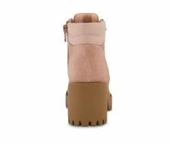 Flash Sale 🧨 Girls' Marc Fisher Children's Little Kid & Big Kid Marika Hiker Heeled Booties Tan ✔️ -GIRLS' BOOTS Shop 5 38