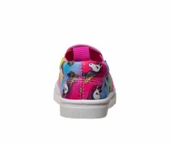 Hot Sale ✔️ Girls' Nanette Lepore Toddler Canvas Slip-On 👟 Sneakers Pink Multi 😍 -GIRLS' BOOTS Shop 5 408