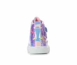 Buy 😀 Girls' Skechers Toddler Twinkle Sparks Unicorn Light-Up High-Top 👟 Sneakers Purple Multi 🛒 -GIRLS' BOOTS Shop 5 426