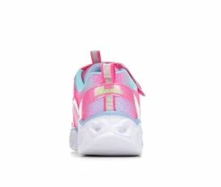 Hot Sale ⭐ Girls' Skechers Little Kid & Big Kid Heart Lights Rainbow Lux Light-Up 👟 Sneakers Pink Multi 🔥 -GIRLS' BOOTS Shop 5 430