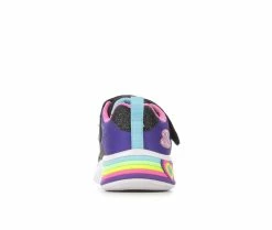 Deals ❤️ Girls' Skechers Toddler Heart Lights Lovely Light-Up 👟 Shoes Black/Multi 🔔 -GIRLS' BOOTS Shop 5 453